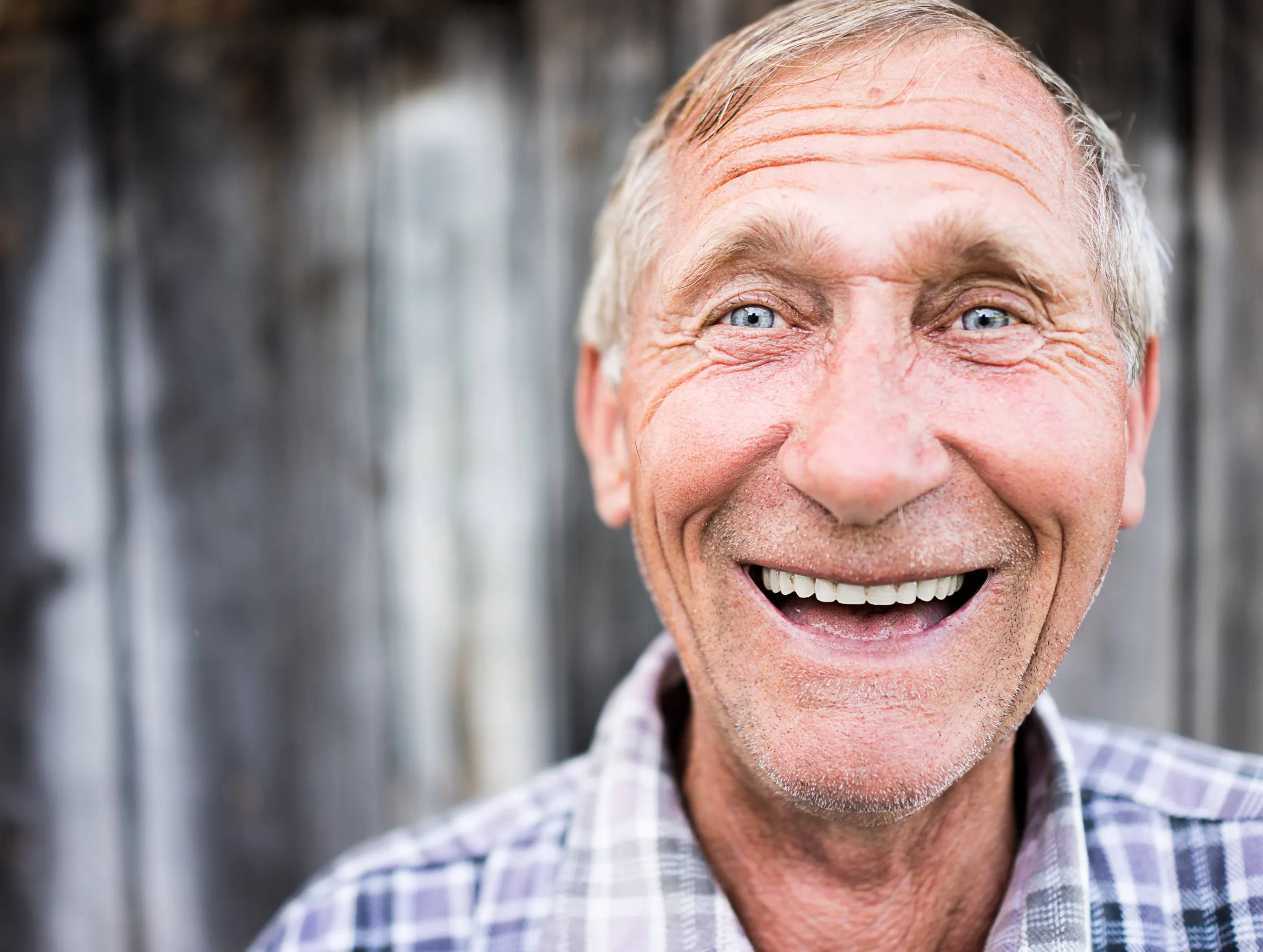 Man with a bright smile